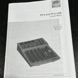 2000 Peavey PV6 USB Compact Mixer