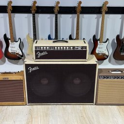 1963 Fender Dual Showman Piggyback Amp