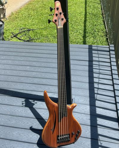 1990 Tune WB5-2WN 5-String Fretless Bass