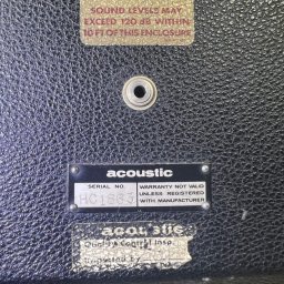 1971 Acoustic 371 Bass Amplifier