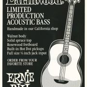 1972 Ernie Ball Earthwood 8″ Wide Acoustical Bass