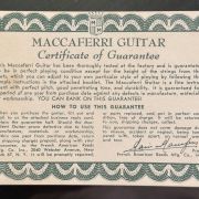 1954 Maccaferri G30 Archtop